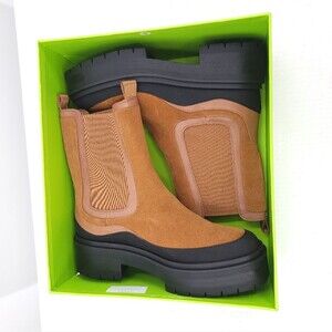 Sam Edelman Brown Combat & Moto Boots